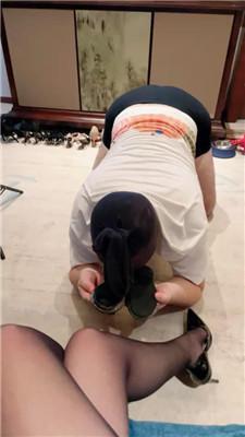 楚楚大人高跟黑丝踩虐/磕头求虐 JS241018-3