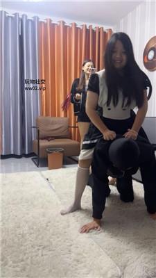 白兔双S-轮流踩踏舔鞋舔脚/鞭打双视角版 bf46519