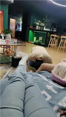 咩祖双S-原味白袜脚玩家奴/踢裆耳光 JS241101-17