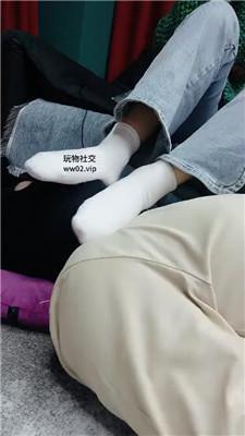 咩祖双S-原味白袜脚玩家奴/踢裆耳光 JS241101-17
