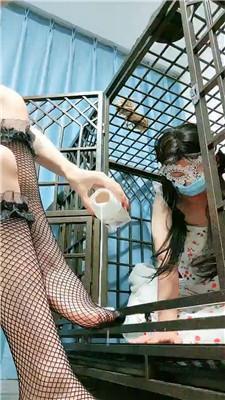 喵酱紫母畜-囚禁狗笼/网袜玩虐/脚喂酸奶/喂口水 bf46230