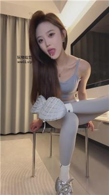 车模尹超诱惑口水扎干 JS241026-25