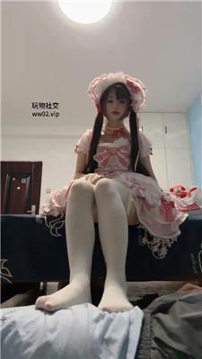 六六cos洛丽塔-粉鞋白丝踩/喂口水/掐乳 bf46240