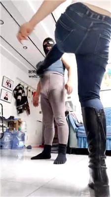 李老师骑狗背/长靴小白鞋玉足踩踏 bf46823