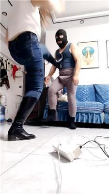 李老师骑狗背/长靴小白鞋玉足踩踏 bf46823