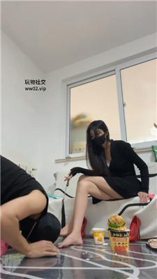 梓晨大大御姐S-玉足诱惑/脚下踩踏喂食 JS241109-16