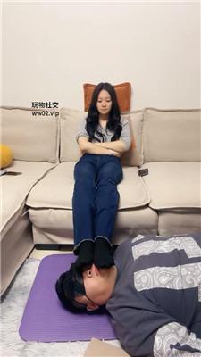 埋汰仔细品尝主人的黑棉袜 bf46783