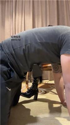 南茜高跟长靴踩踏/踢当/黑丝脚插嘴/灌圣水 bf46775