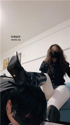 倪小主长靴踩虐/骑马抽耳光/鞭打/闻臭鞋 bf46667