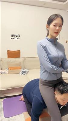 埋汰瑜伽女神胯下脚下羞辱 JS241106-21