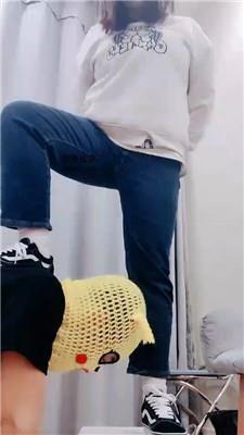 拽拽板鞋白棉袜蹂躏踩虐 JS241106-20