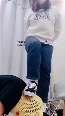 拽拽板鞋白棉袜蹂躏踩虐 JS241106-20