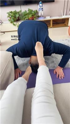 埋汰肉丝脚蹂躏玩脚垫 JS241105-8