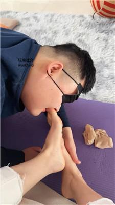 埋汰肉丝脚蹂躏玩脚垫 JS241105-8