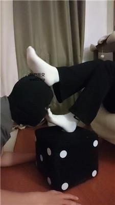 小猫白袜脚气味辱/脚插嘴 JS241104-29