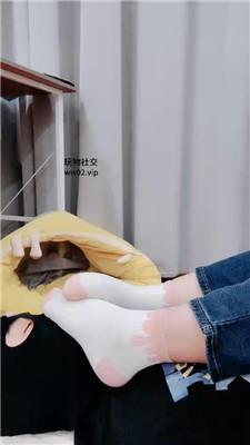 拽拽近距离舔闻长靴原味白袜 JS241104-27