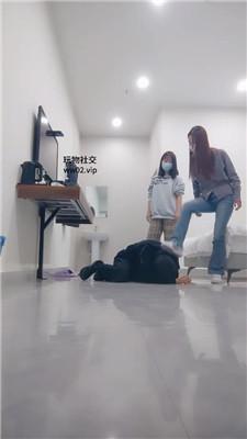 女生也能很暴力双S-袜子塞嘴重度踢踹暴揍下JS241104-20