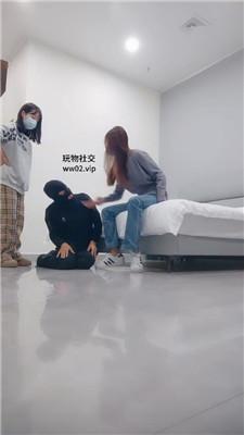 女生也能很暴力双S-袜子塞嘴重度踢踹暴揍上 JS241104-19