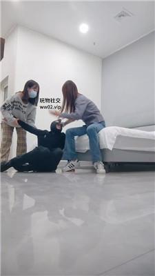 女生也能很暴力双S-袜子塞嘴重度踢踹暴揍上 JS241104-19