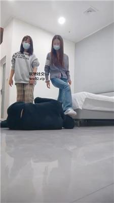 女生也能很暴力双S-袜子塞嘴重度踢踹暴揍上 JS241104-19