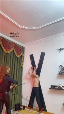 魔鬼天使双S-刑架吊绑堵嘴重度虐打/踢裆坐脸窒息 JS241117-10