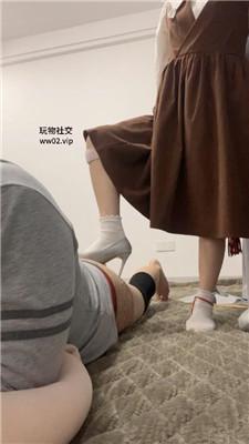 姗姗长裙学生主-白袜踩虐/鞭打sp JS241117-3