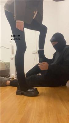 KKsama靴子捂了一天的棉袜玩奴 JS241115-16