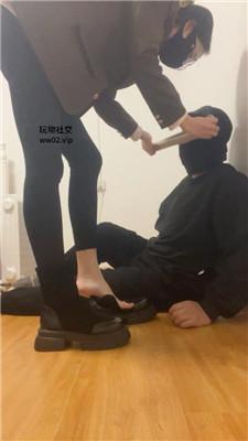 KKsama靴子捂了一天的棉袜玩奴 JS241115-16