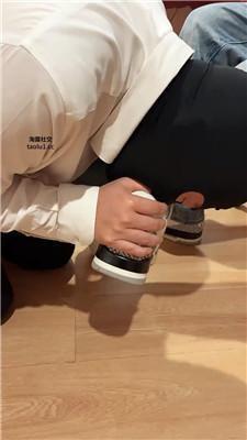 cici绿帽-强迫混合圣水/轮流舔脏鞋-黑棉袜气味辱 JS241115-34