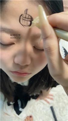 沐沐大大牛仔裤女神S涂鸦羞辱 JS241120-30