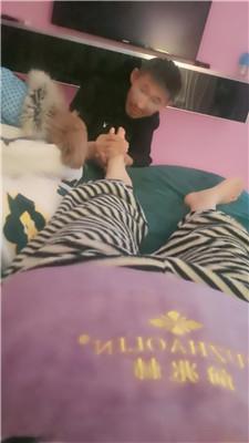 猫又贱狗就爱给美女按脚 JS241120-14