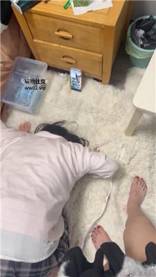 小凤梨母畜-捆绑袜子塞嘴/涂鸦羞辱 JS241119-33