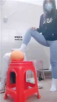 奇了怪了鞭打/原味白袜踩虐 JS241120-7