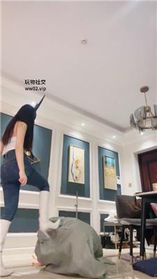 Joy兔女郎-高跟长靴踩踏踢踹/重度鞭打 bf47212