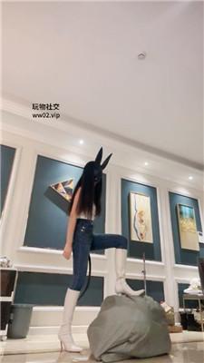 Joy麻袋装狗-长靴高跟踩虐-重度鞭打 JS241120-13