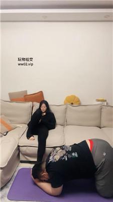 埋汰健身后原味玉足玩家奴 bf47203