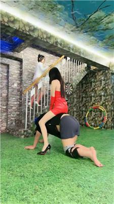 红焱双S-红高跟诱惑/狗链遛狗/抽耳光/喂咀嚼物/吊绑鞭打骑马 bf47155