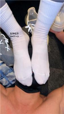 04情侣主吊绑重度踢踹/椰子鞋+短靴白袜踩踏 bf47156