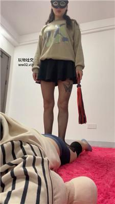 姗姗耳光/戒尺虐打/高跟网袜踩/虐乳 JS241118-15