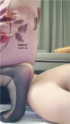 米小糖狗尾巴发骚/鞭打/黑丝高跟踩 JS241118-36