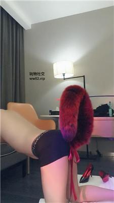 米小糖狗尾巴发骚/鞭打/黑丝高跟踩 JS241118-36