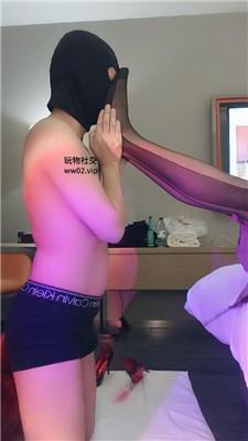 米小糖狗尾巴发骚/鞭打/黑丝高跟踩 JS241118-36