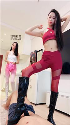 双胞胎萌萌双S虐双M-骑马狗爬/暴力踢踹/捆绑踩踏 bf47317