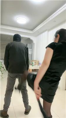 乔妹儿长靴高跟黑丝踩踏/重度鞭打 JS241123-16