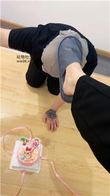 【爱秀套图】【紫琳】踩踏蛋糕喂食-给狗过不一样的生日JS241126-12