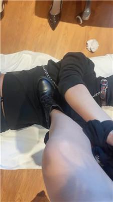 小柚捆绑短靴踩虐/强迫舔高跟 JS241124-55