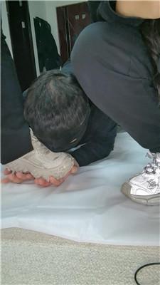 芭比双S-骑马脏鞋踩踏/清理脏鞋底棉袜双视角版 JS241125-9