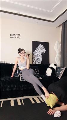 艾琳175腿夹窒息/健身后原味白袜辱/中指鄙视双视角版bf47433