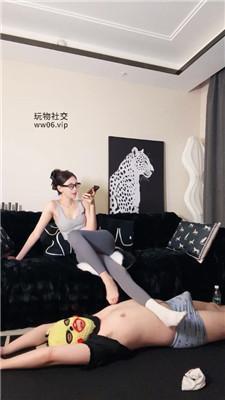 艾琳175腿夹窒息/健身后原味白袜辱/中指鄙视双视角版bf47433