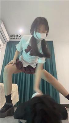 甜恬JK小姐姐-皮鞋原味黑棉袜玩虐 bf47421